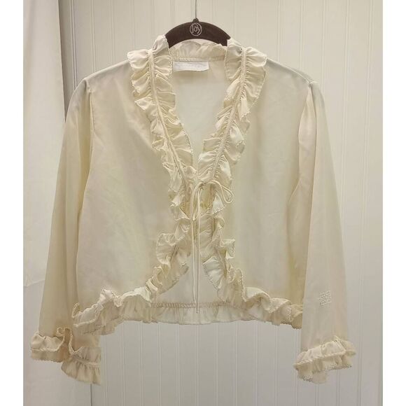 VTG Givency intimates satin short robe neglige - Picture 1 of 6